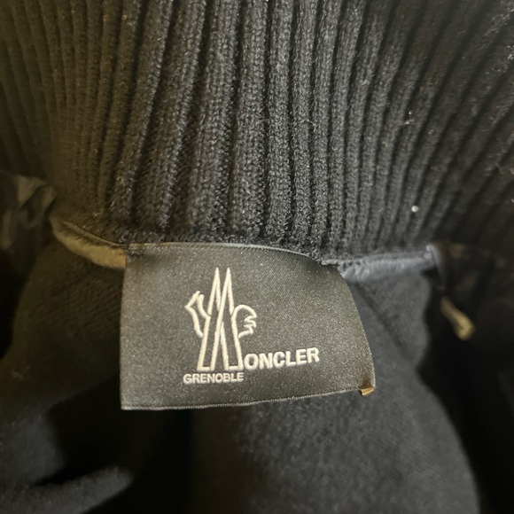 Moncler Down-panelled Wool Jacket Woman size xs - Picture 6 of 6